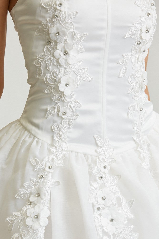 Little White Fleur Dress