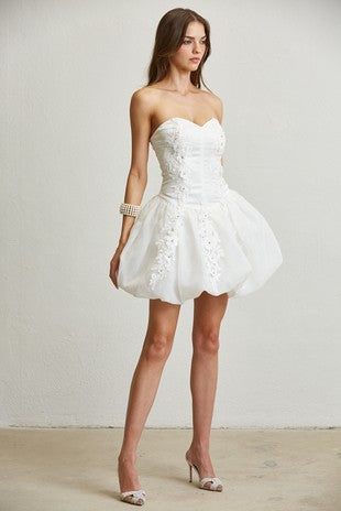 Little White Fleur Dress