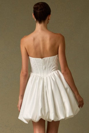The Little White Satin Dress